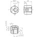 Adapter 1/4 NPT IG - Ø12mm