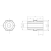 Adapter 1/2 NPT AG - G1/2 AG