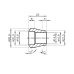 Reduzierstück Ø26,9x4mm > Ø21,3x3,2mm TVO