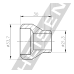 Reduzierstück  Ø33,7mm > Ø21,3mm