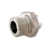 Anschweißnippel flach Anschluss W21,8x1/14 AG mit Schweißende: 18mm