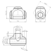 T-Stück 26,7x5,5mm