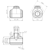 T-Stück 26,7mm - 19,05mm - 26,7mm